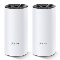 TP-LINK Deco M4 (2-pack)  AC1200 Mesh Wi-Fi System, 2 LAN Gigabit Port, 867Mbps on 5GHz + 300Mbps on 2.4GHz, 802.11ac/b/g/n, Wi-Fi Dead-Zone Killer, Seamless Roaming with One Wi-Fi Name, Antivirus, Parental Controls